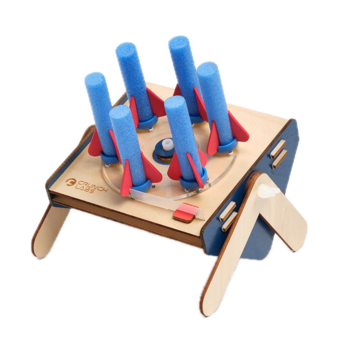 CrunchLabs Build Box, example build: ball launcher