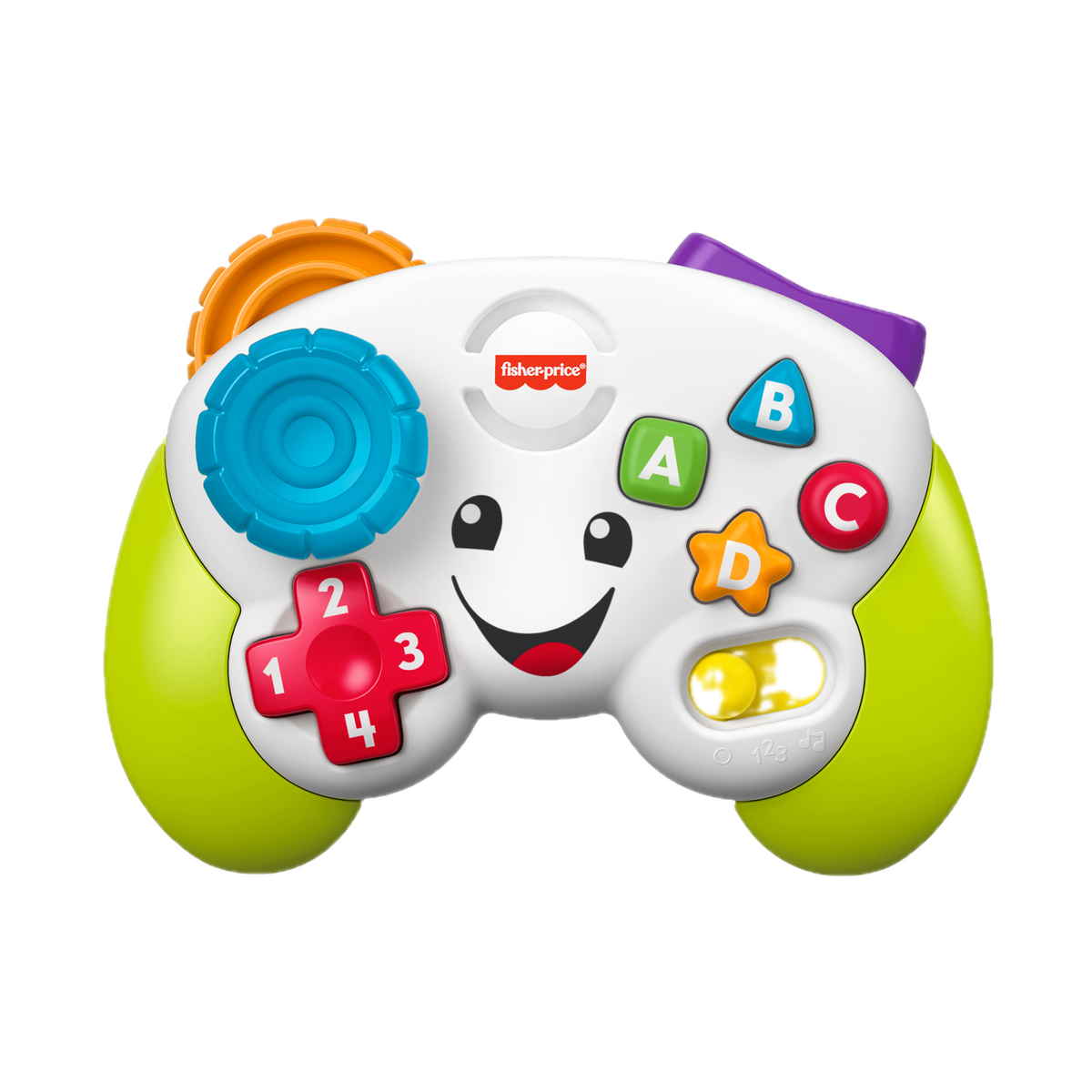 Fisher-Price Laugh & Learn Game & Learn Controller HVY71, front from above
