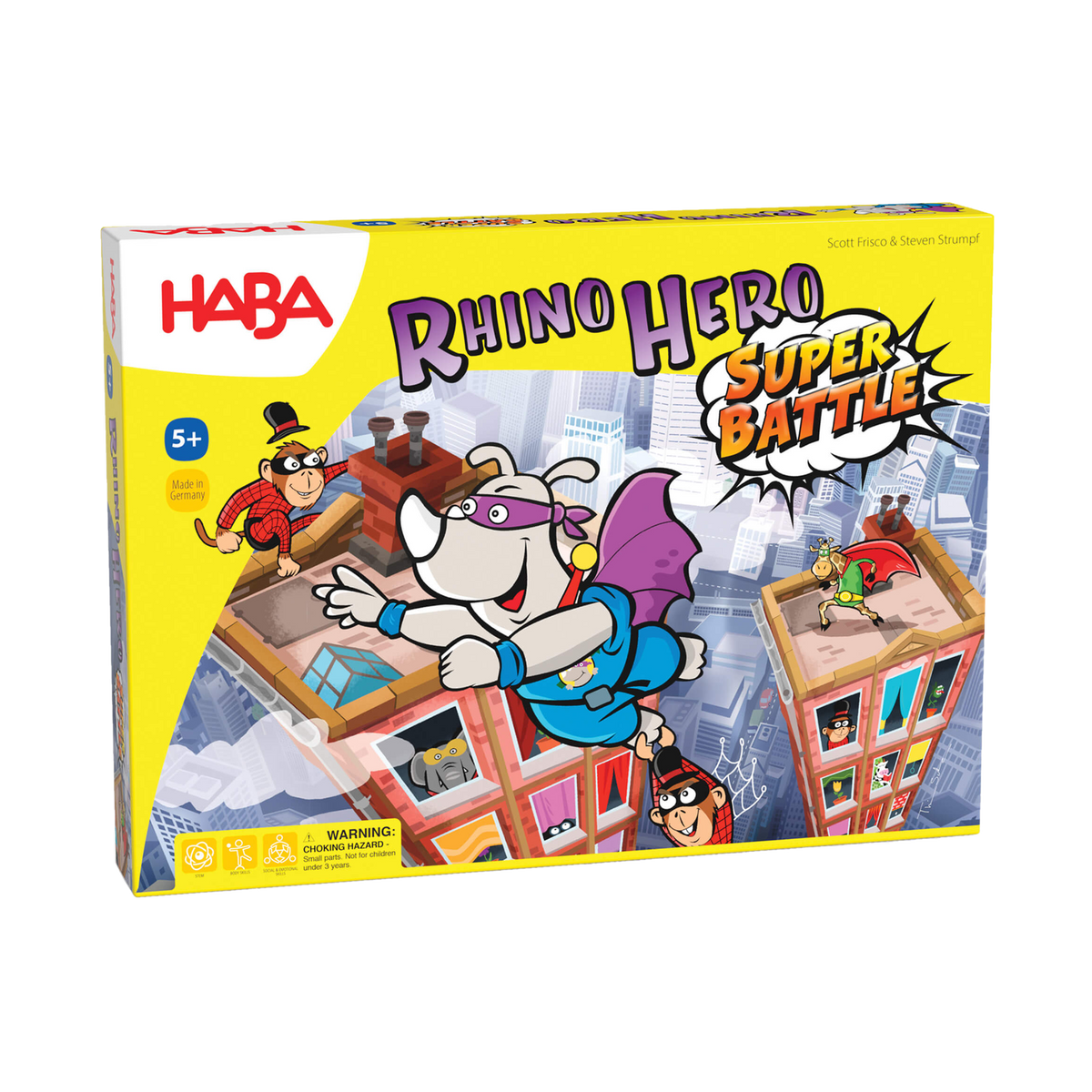 HABA Rhino Hero Super Battle Stacking Game