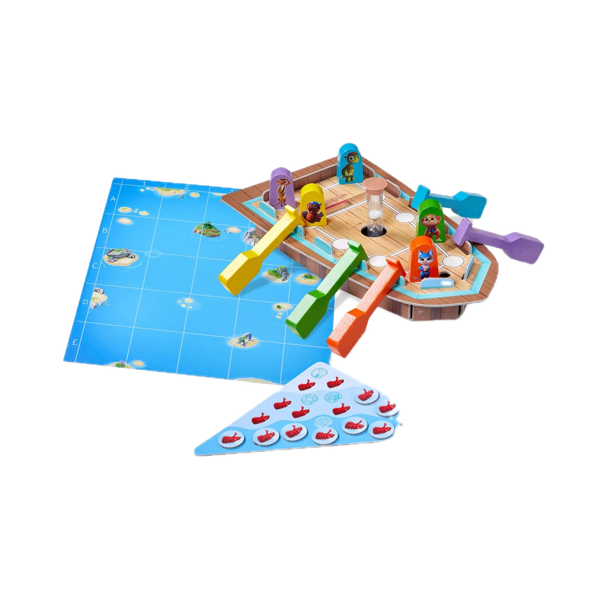 HABA Capt'n Pepe: Treasure Ahoy!, ship, chests and board out of the box