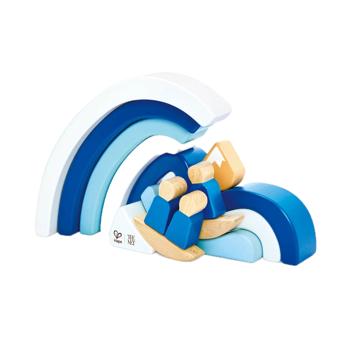Hape x The Met Hokusai Great Wave Blocks Set E0537