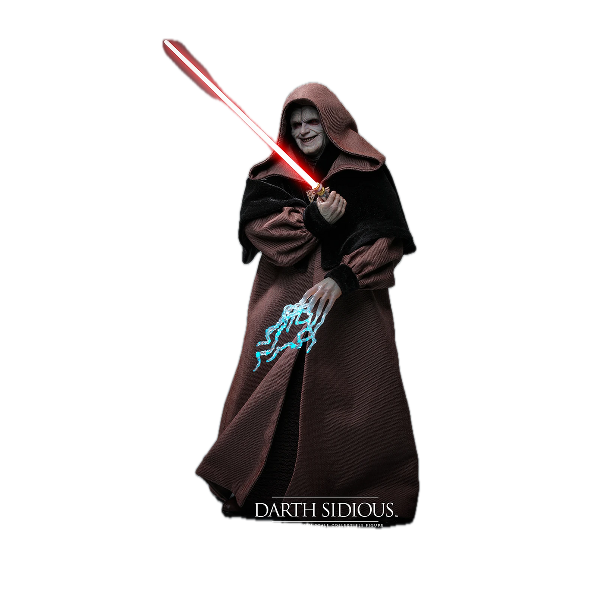 Hot Toys Darth Sidious Sixth Scale Figure, side pose