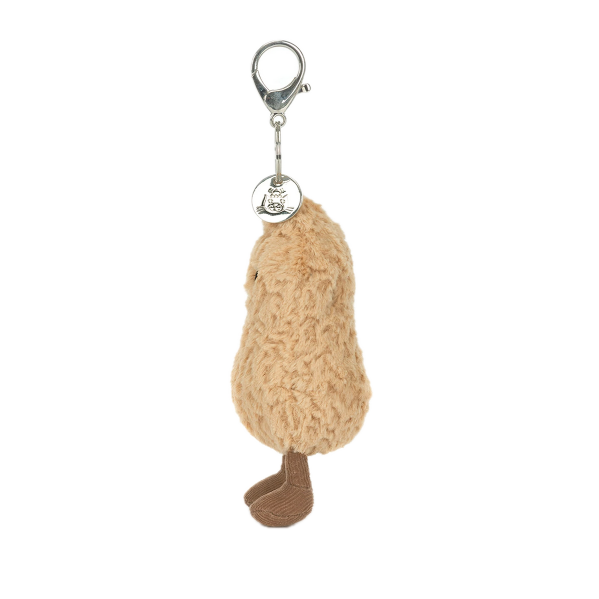 Jellycat Amuseables Peanut Bag Charm, side
