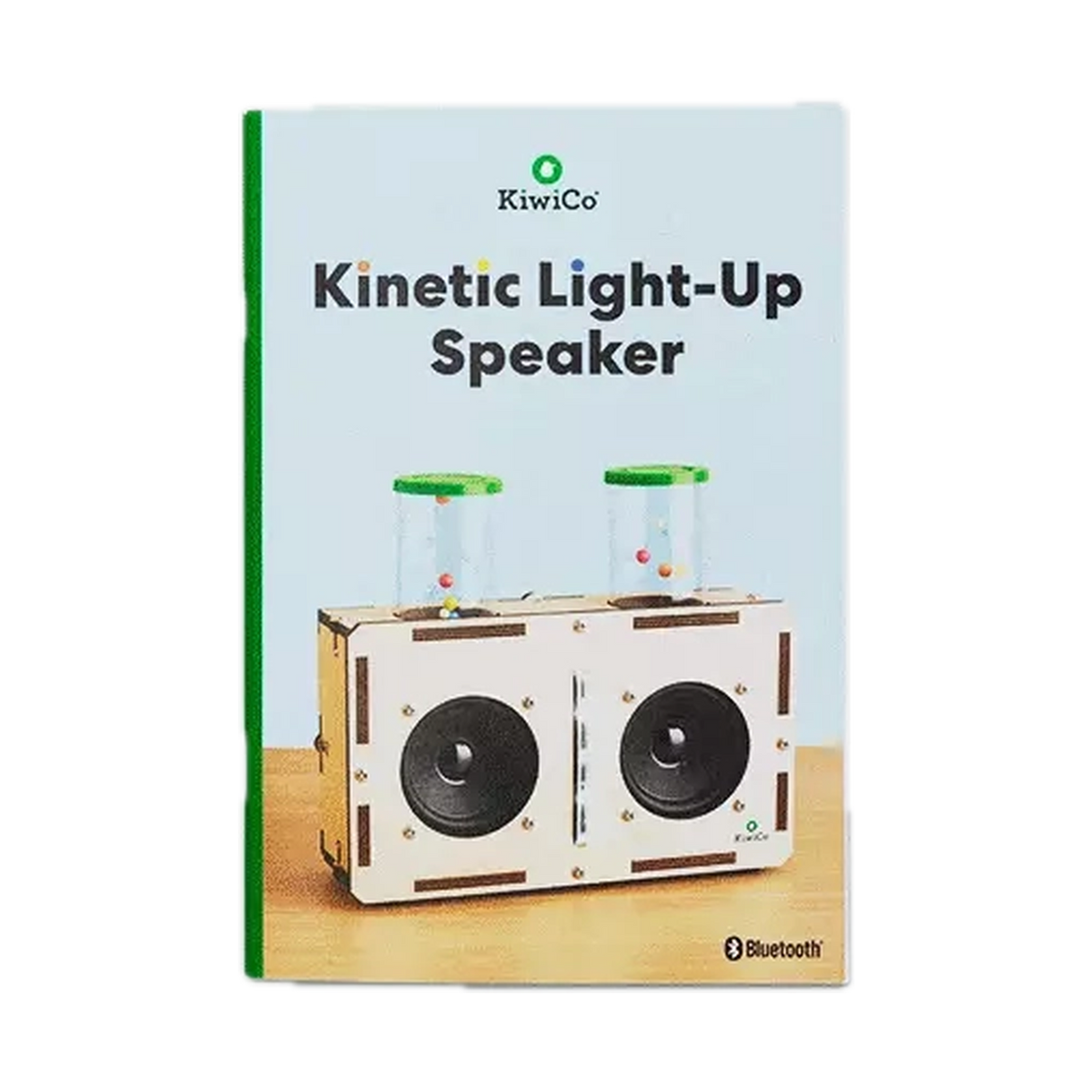KiwiCo Kinetic Light-Up Speaker, instruction booklet