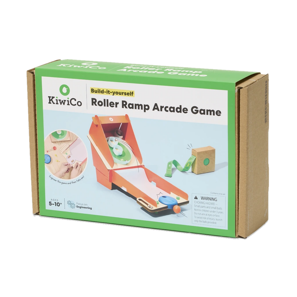 KiwiCo Roller Ramp Arcade Game, kit box