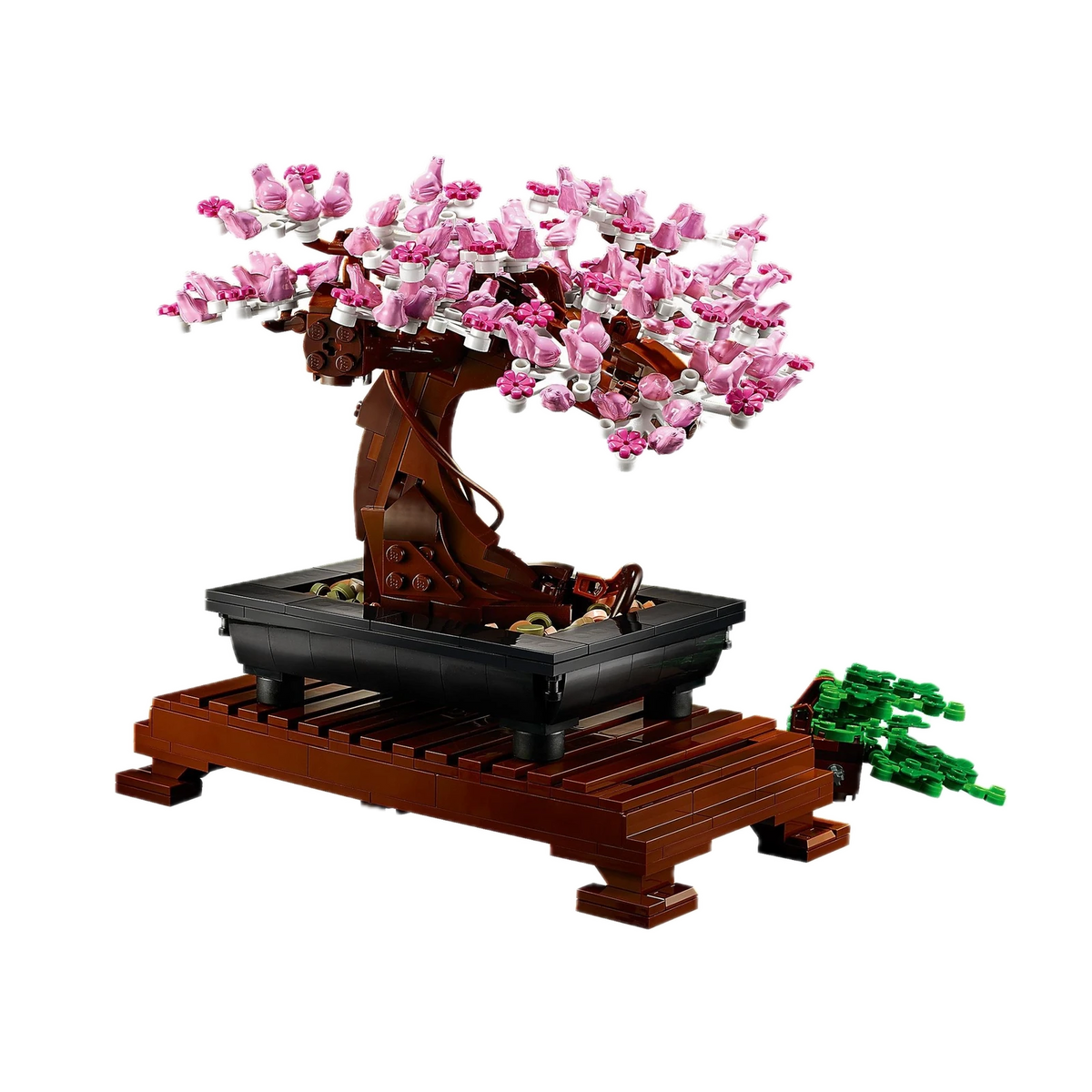 LEGO Botanicals Bonsai Tree 10281, with the pink cherry blossom option
