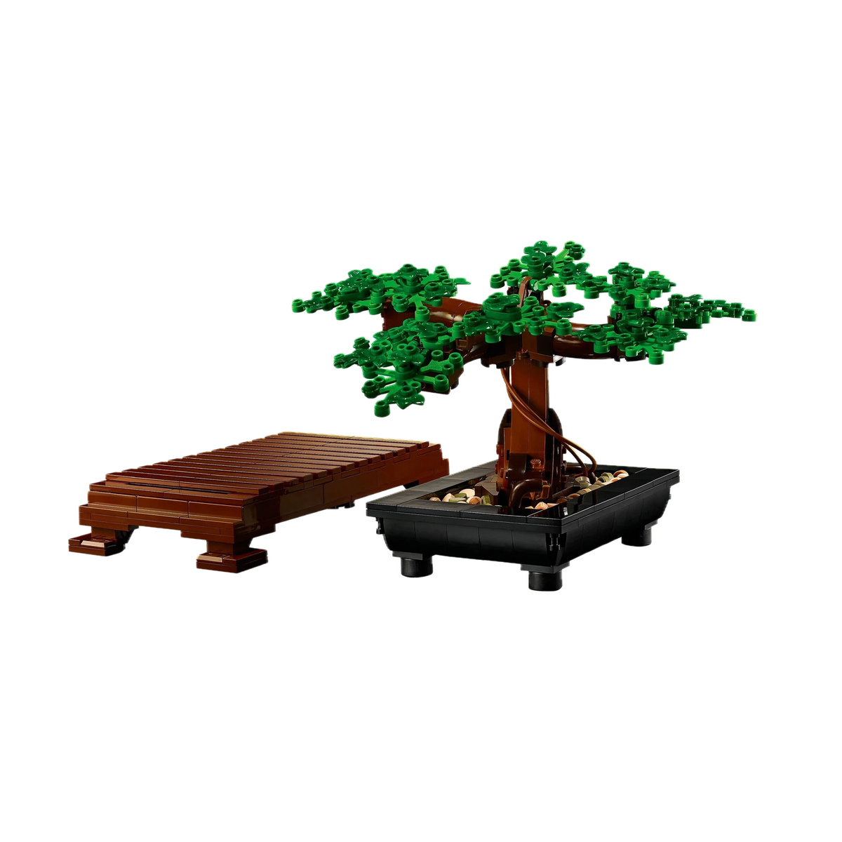 LEGO Botanicals Bonsai Tree 10281, tree lifted out of the pot