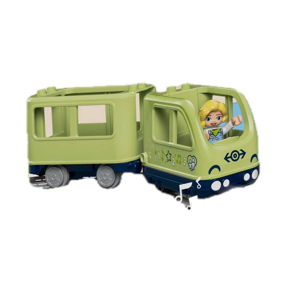 LEGO DUPLO Interactive Adventure Train 10427, train close-up