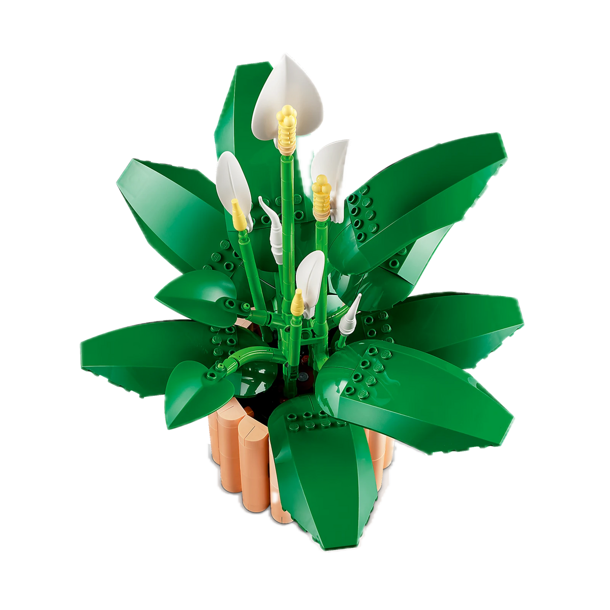 LEGO Botanicals Peace Lily 11504, angled view