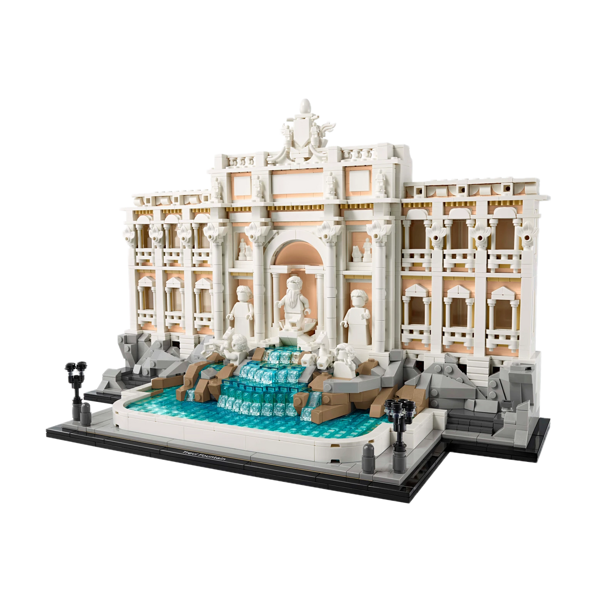 LEGO Architecture Trevi Fountain 21062, front 3/4 view