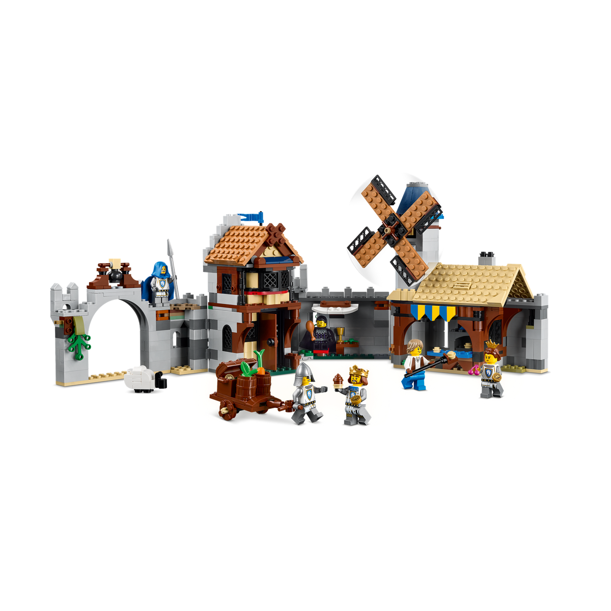 LEGO Creator 3in1 Medieval Horse Knight Castle 31168, medieval town alternate build