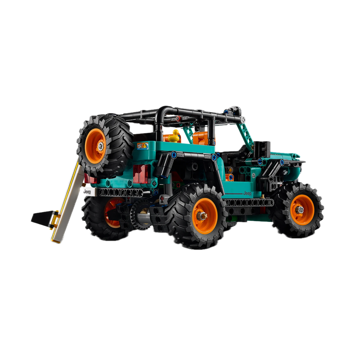 LEGO Technic Jeep Wrangler Rubicon 42227, back 3/4