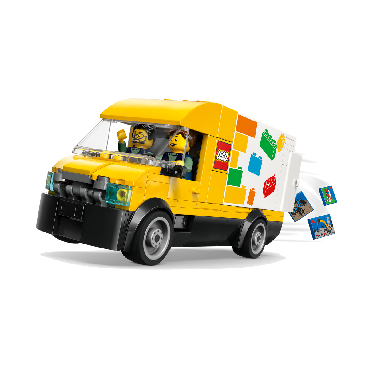 LEGO City The LEGO Van 60500, van from the front