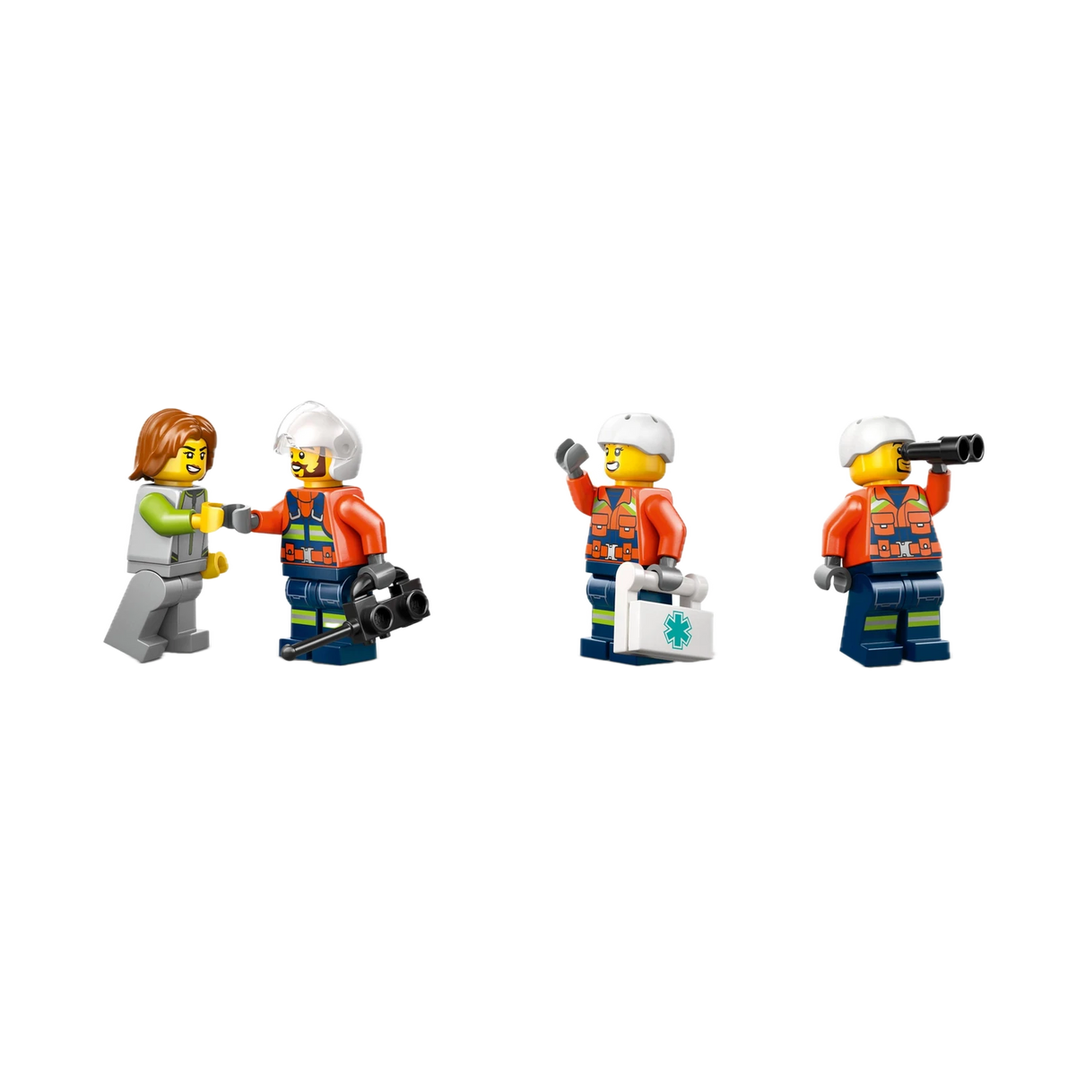 LEGO City Coast Guard Helicopter 60503, included minifigures