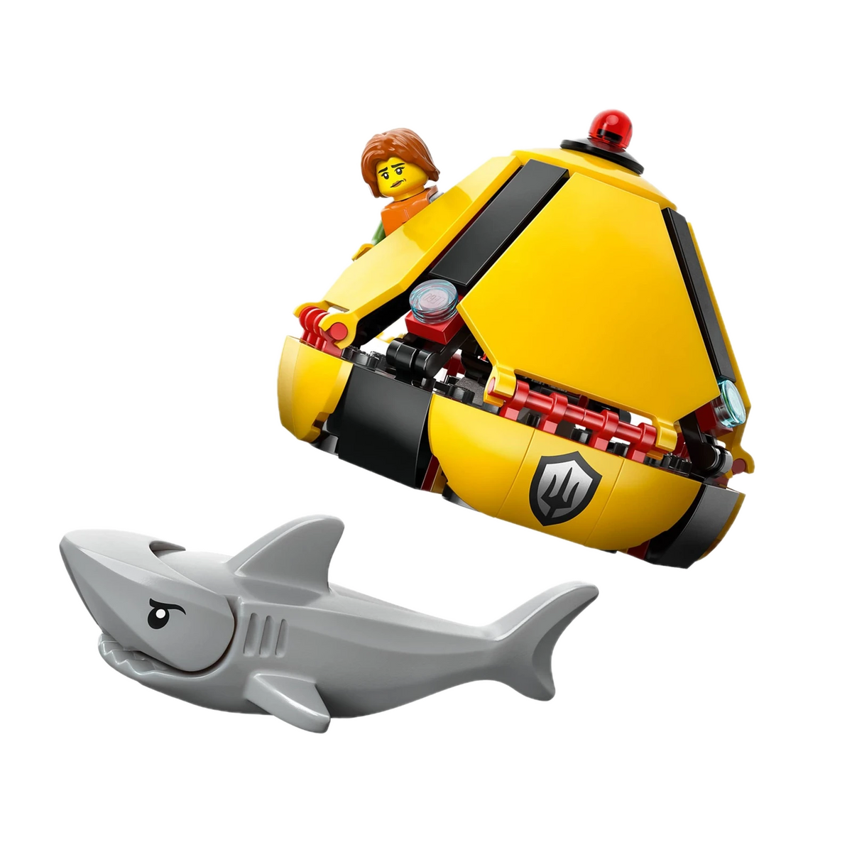 LEGO City Coast Guard Helicopter 60503, rescue pod and shark