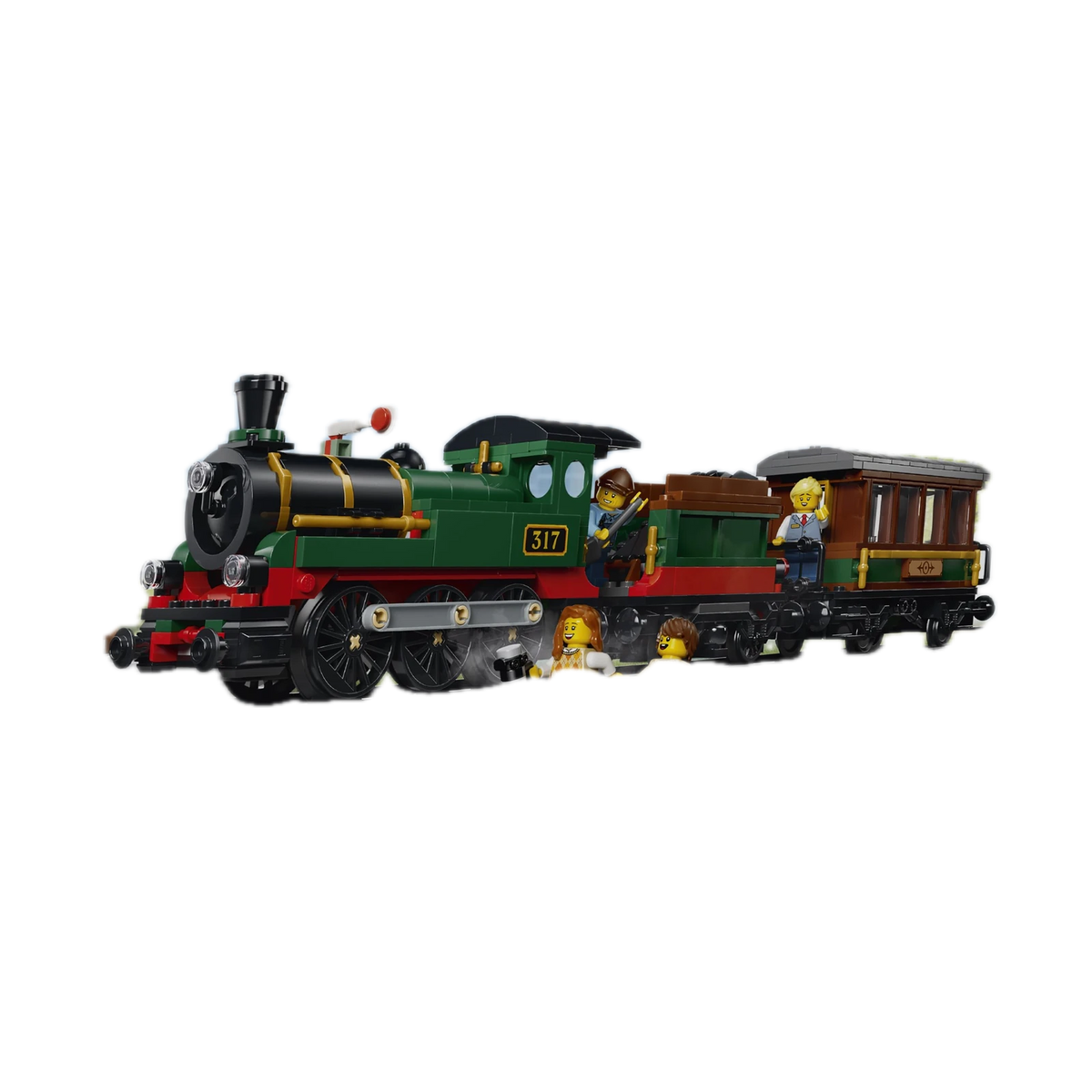 LEGO City Vintage Steam Train 60511, locomotive side view