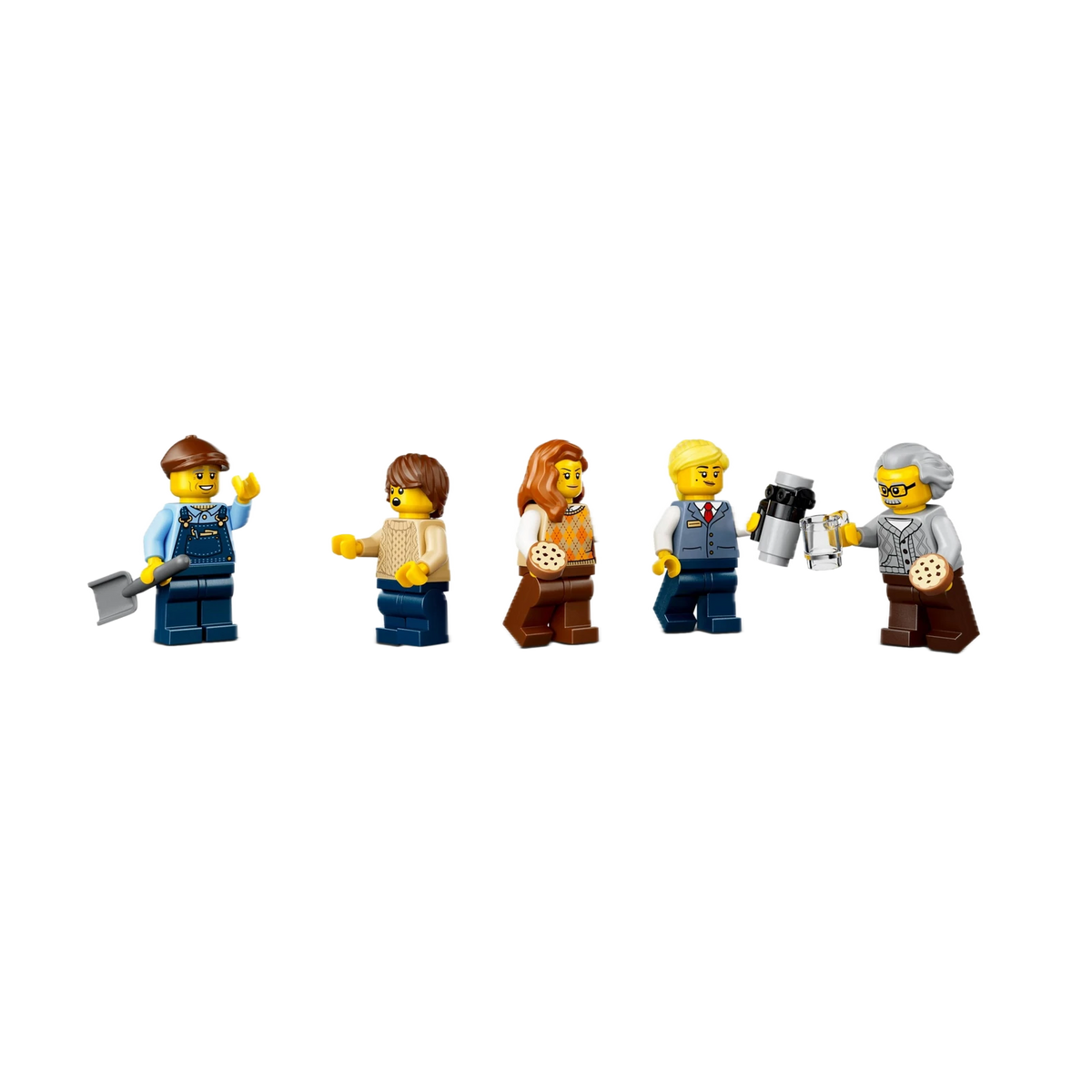 LEGO City Vintage Steam Train 60511, included minifigures