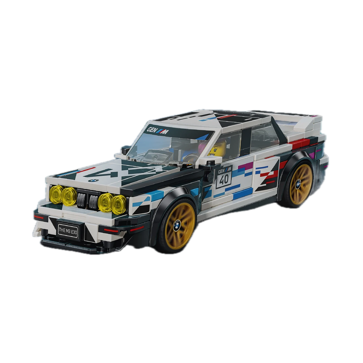 LEGO Speed Champions BMW M3 (E30) 77263, angled front view