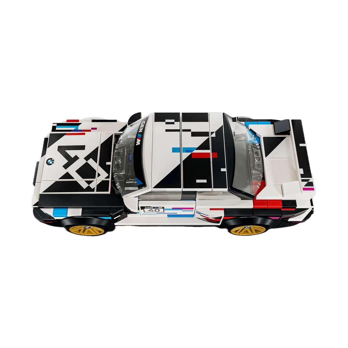 LEGO Speed Champions BMW M3 (E30) 77263, view from above