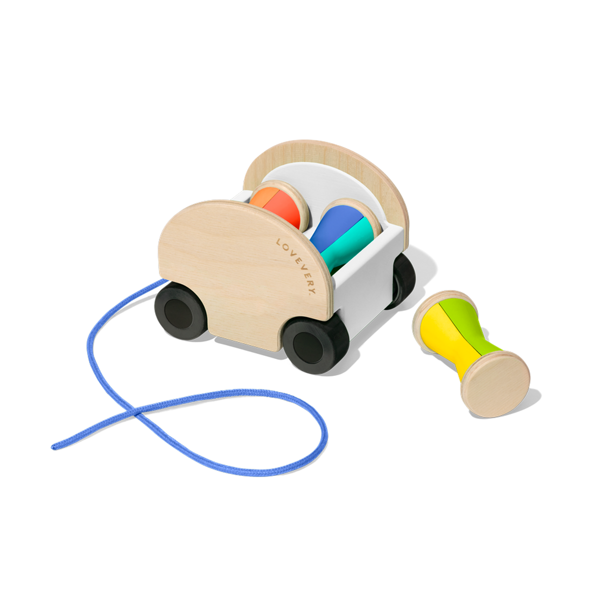 Lovevery The Adventurer Play Kit, Pull Puzzle pull toy