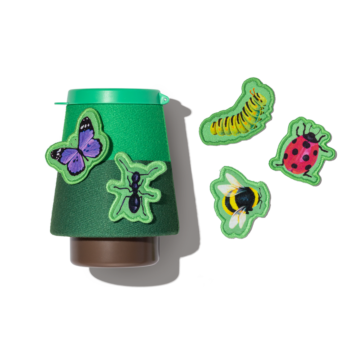 Lovevery The Adventurer Play Kit, Fuzzy Bug Shrub with stick-on critters