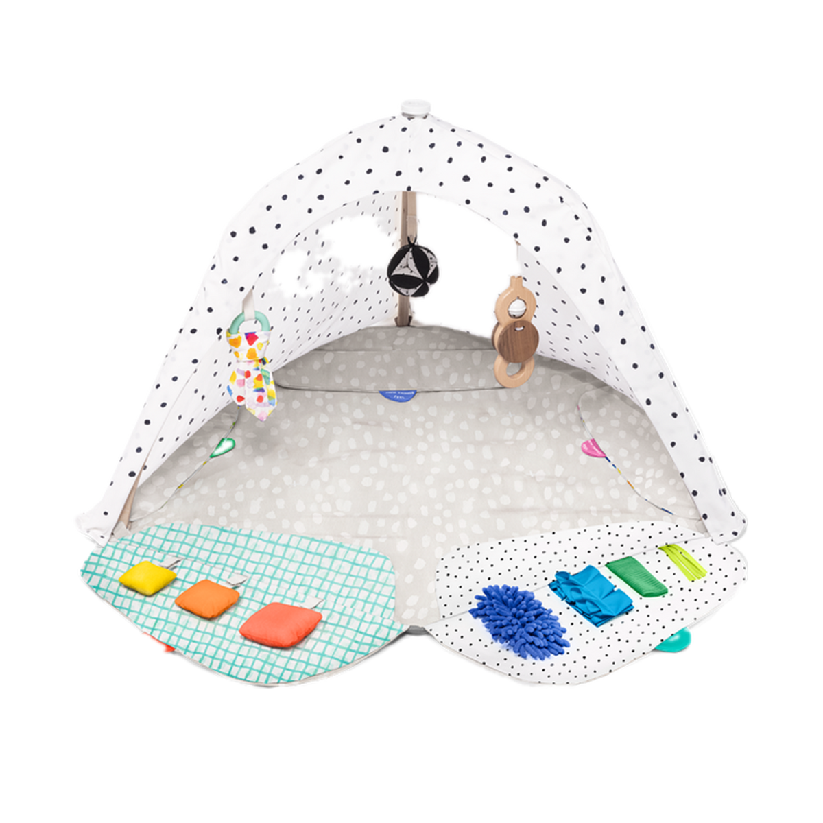 Lovevery The Play Gym, with the play space cover