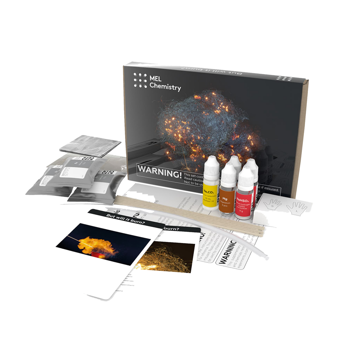 MEL Science MEL Chemistry Subscription, example set: But will it burn?