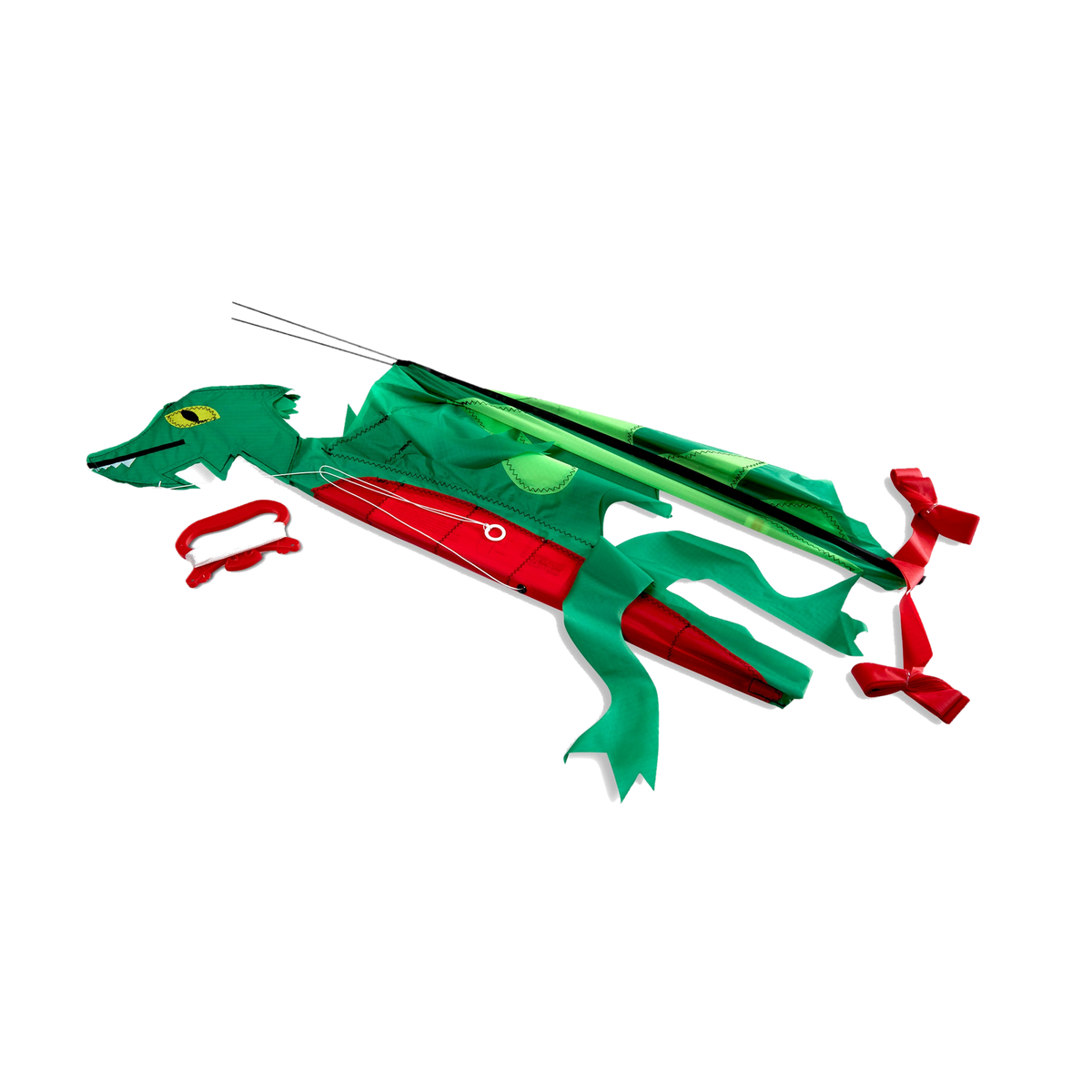 Melissa & Doug Winged Dragon Shaped Kite, kite from the side