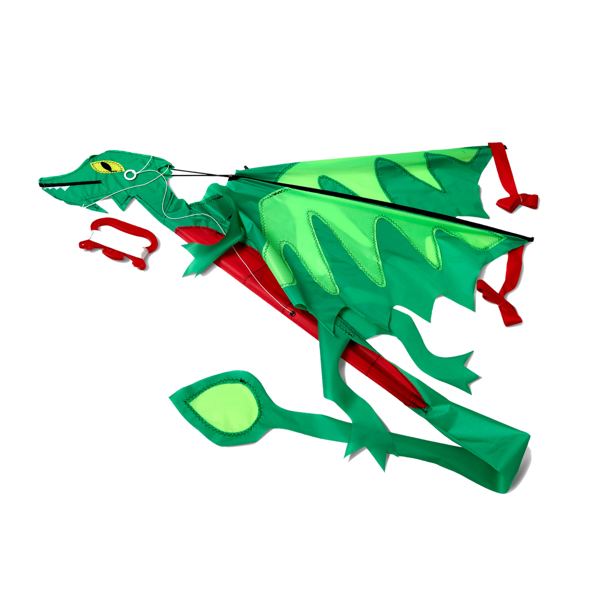Melissa & Doug Winged Dragon Shaped Kite, kite with line holder