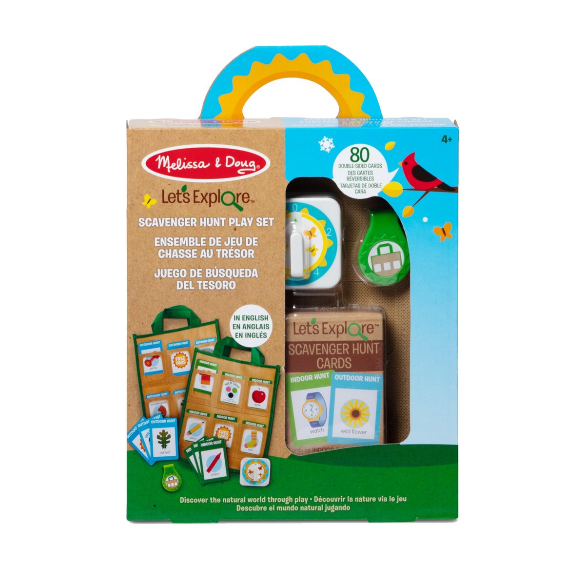 Melissa & Doug Let’s Explore Indoor/Outdoor Scavenger Hunt Play Set, package front
