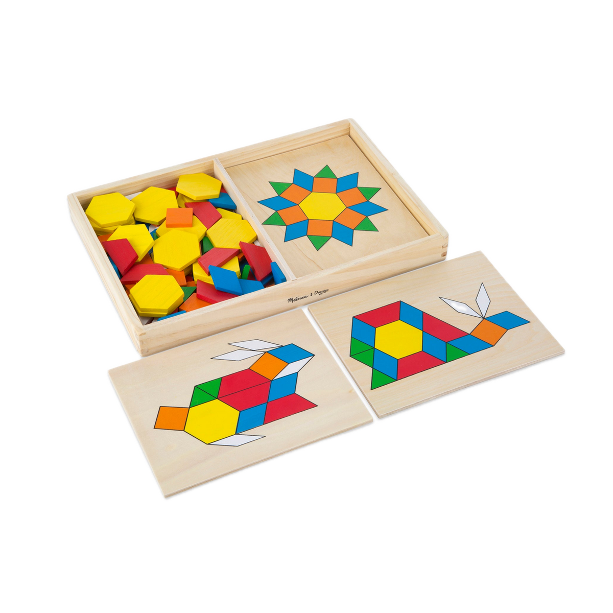 Melissa & Doug Pattern Blocks and Boards 51013