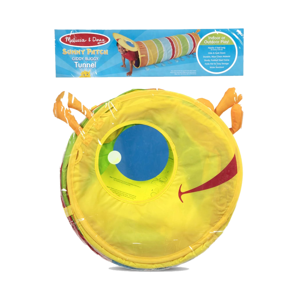 Melissa & Doug Giddy Buggy Tunnel, package front