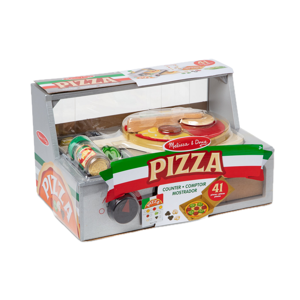 Melissa & Doug Top & Bake Pizza Counter 9465, box