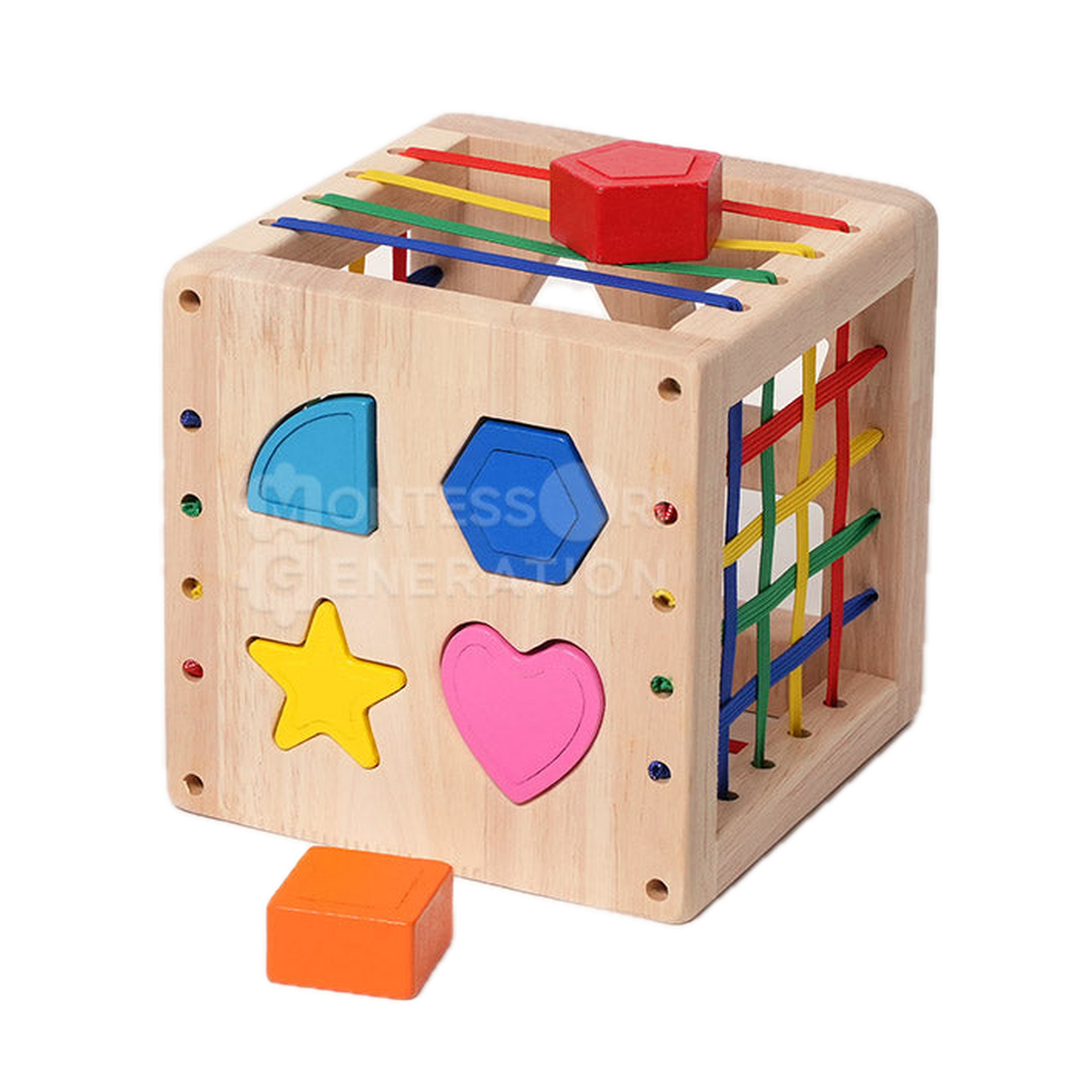 Montessori Generation Montessori Wooden Sorting Cube