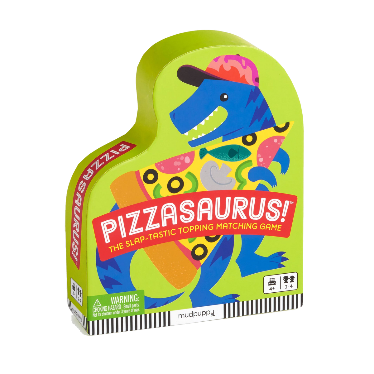 Mudpuppy Pizzasaurus! Shaped Box Game