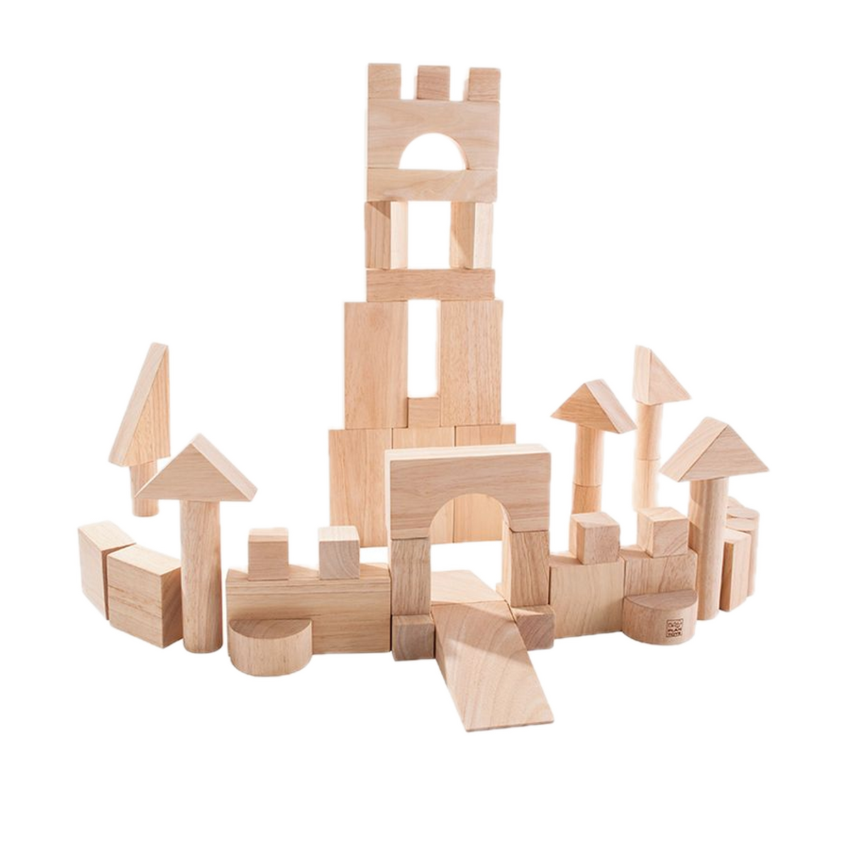 PlanToys 50 Unit Blocks 5502, tower build
