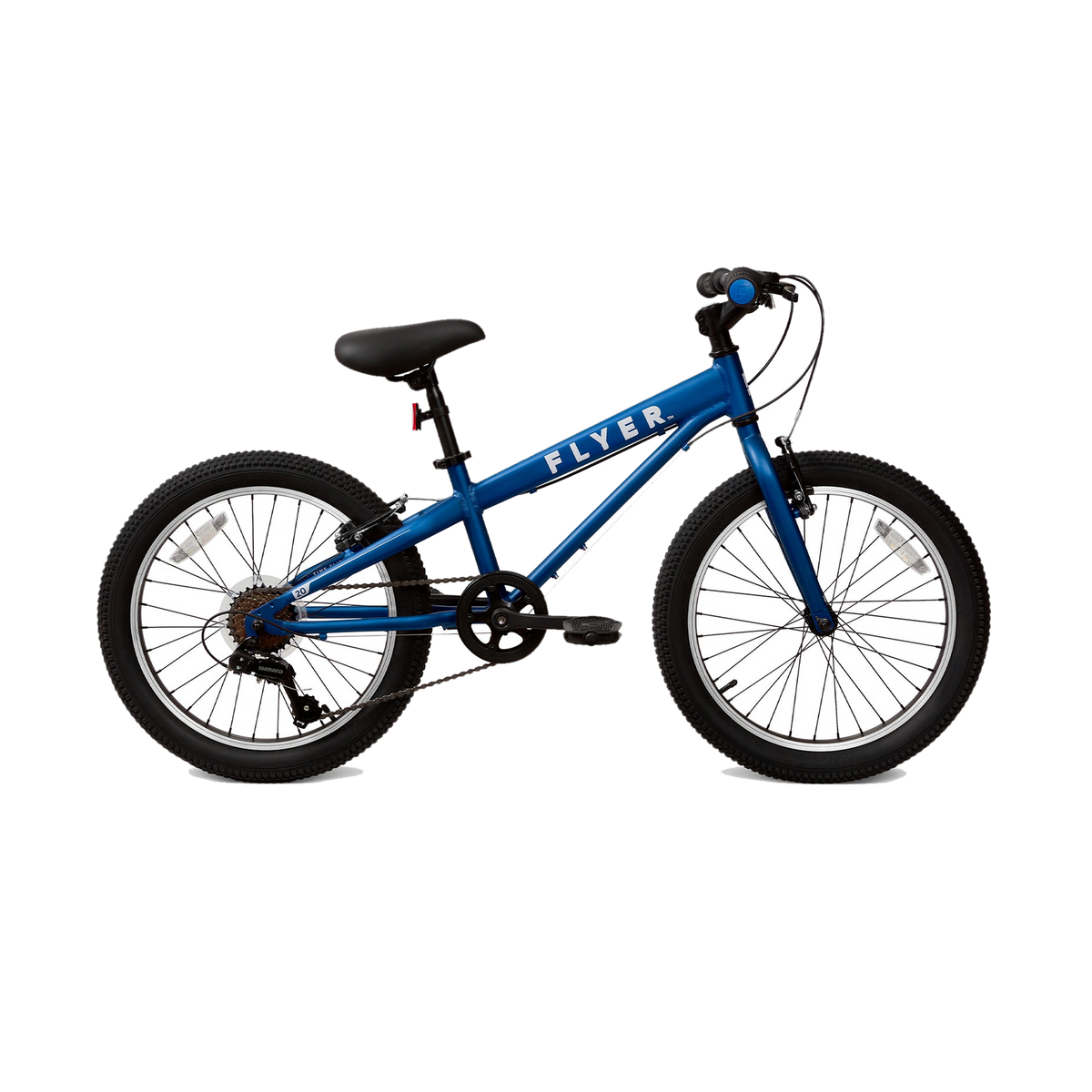 Radio Flyer Flyer 20" Kids’ Bike 840, blue bike, side view