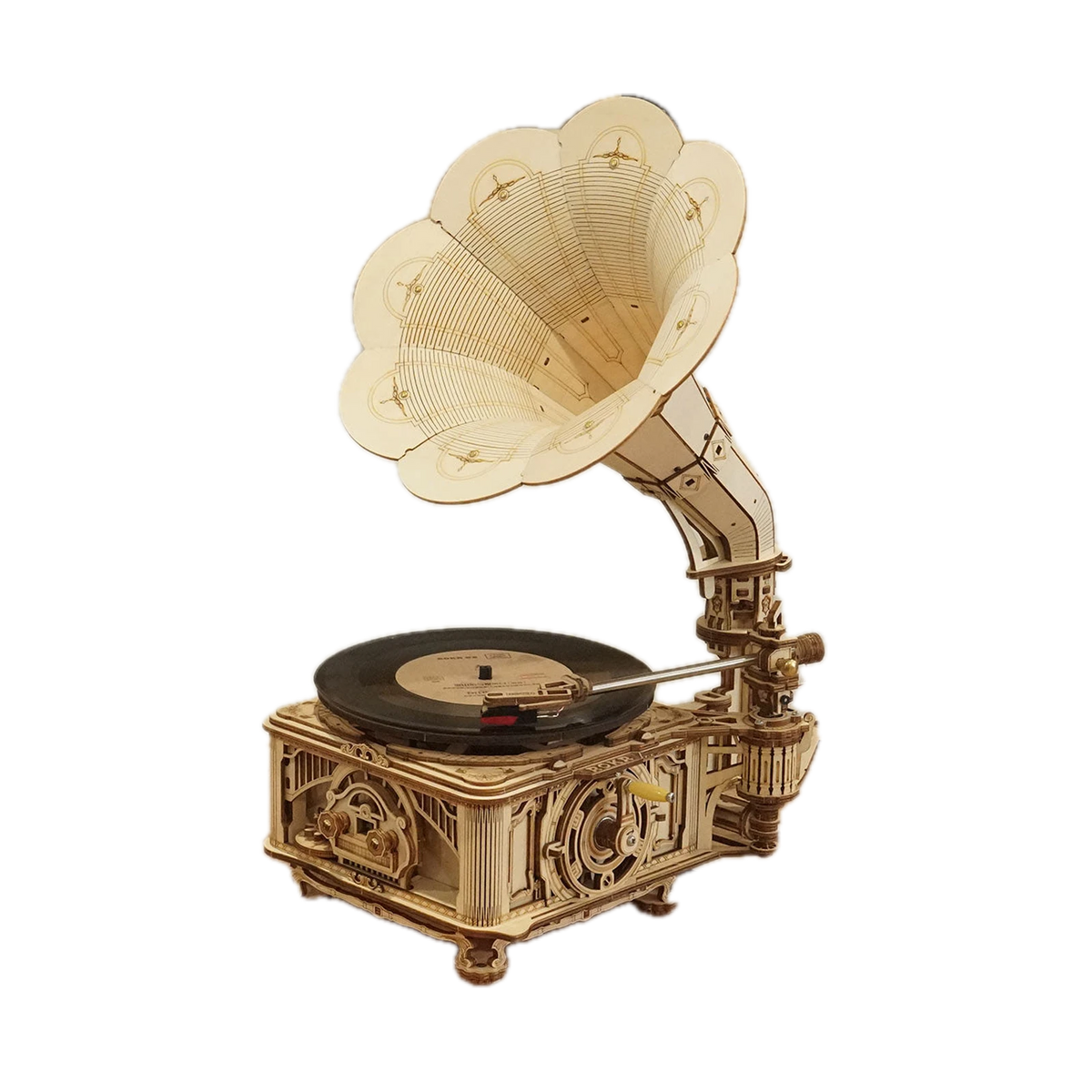 ROKR Classic Gramophone LKB01, front 3/4 (02)