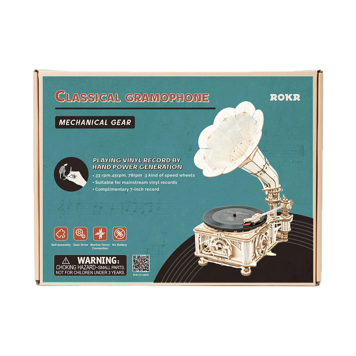 ROKR Classic Gramophone LKB01, contents