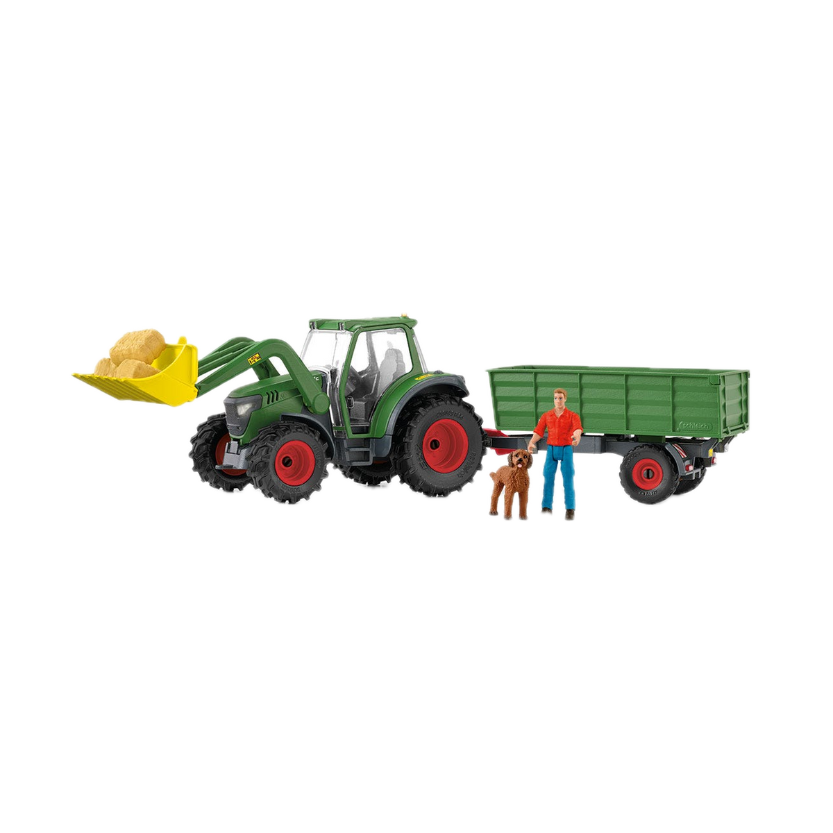 Schleich Farm World Tractor with Trailer 42608