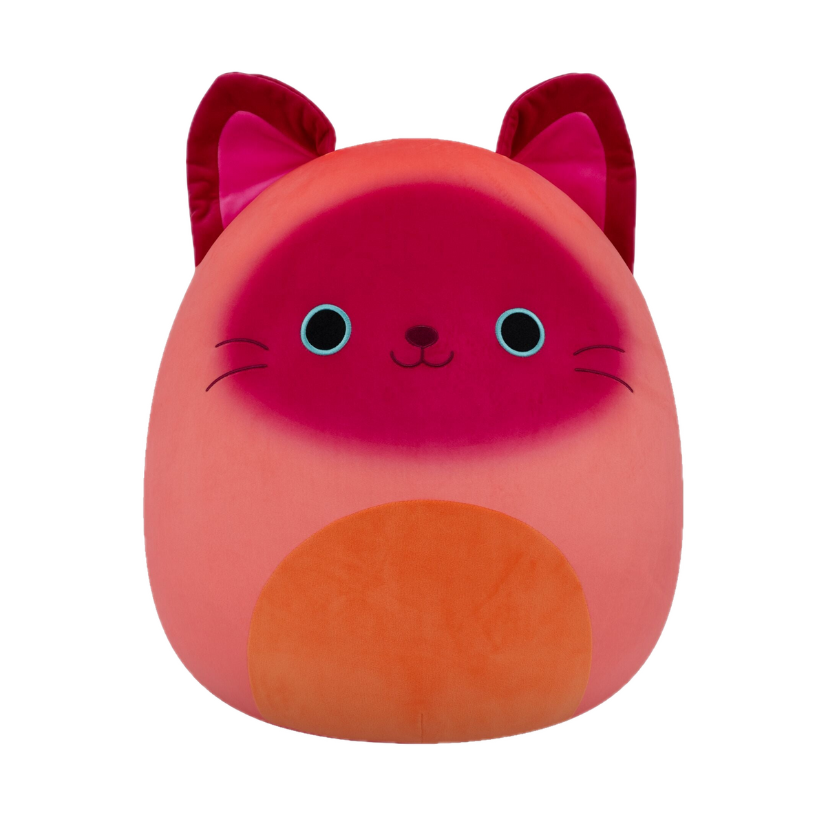 Squishmallows 20-Inch Madisun the Orange and Maroon Siamese Cat SQCR10410