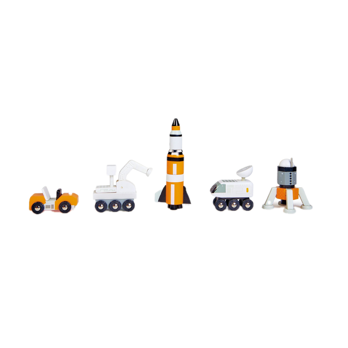 Tender Leaf Toys Space Voyager Set TL8661, vehicles in a row