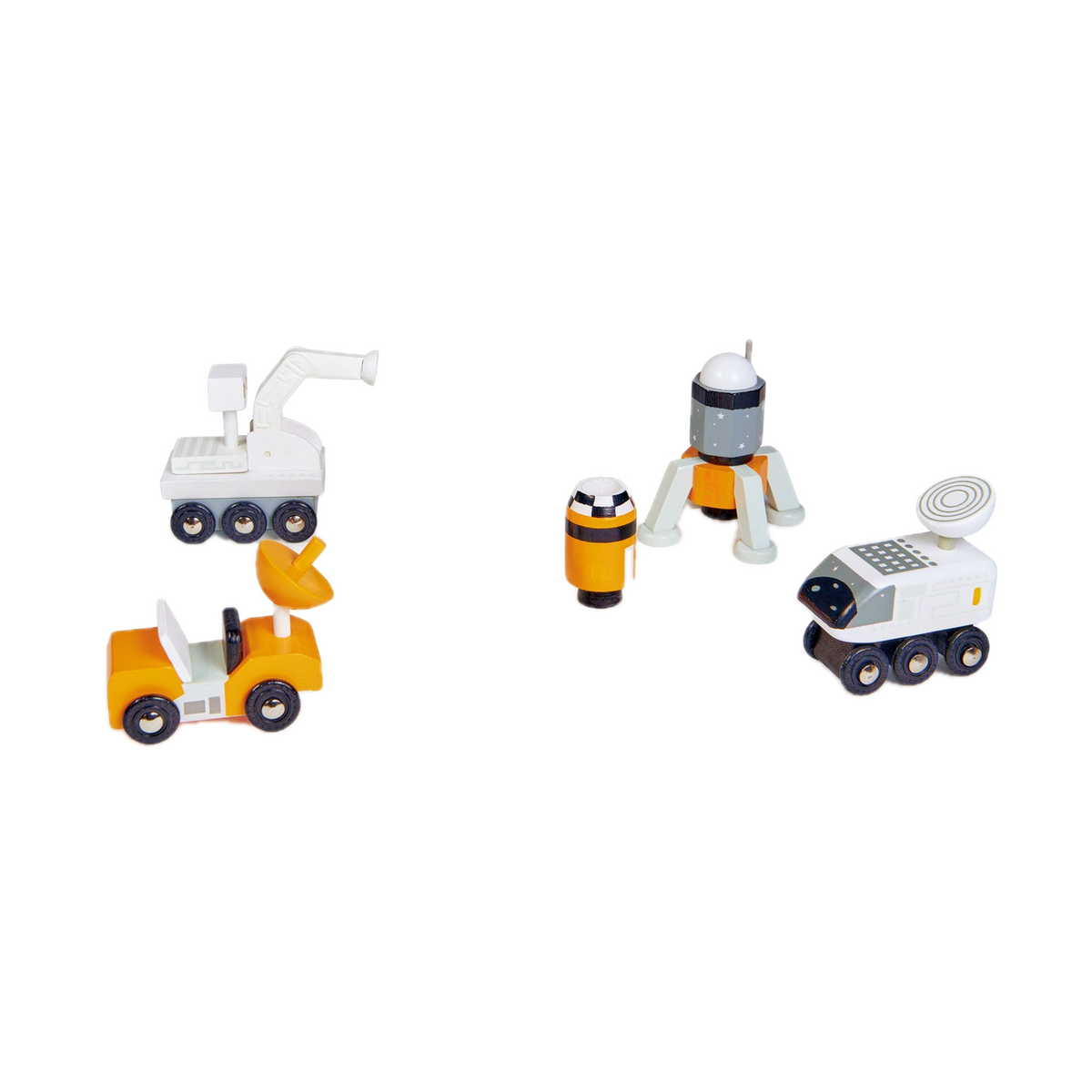 Tender Leaf Toys Space Voyager Set TL8661, set from the side