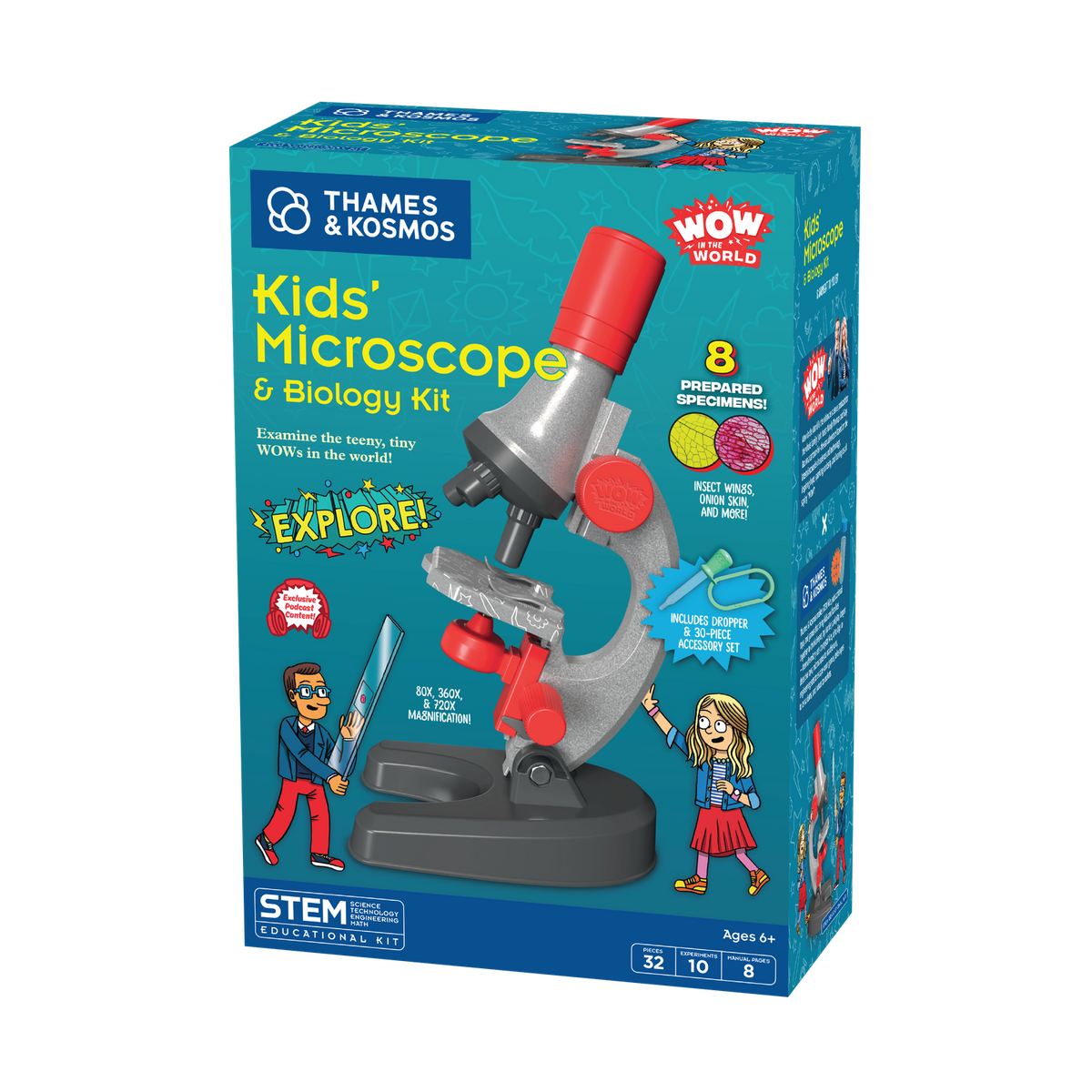 Thames & Kosmos Wow in the World Kids’ Microscope & Biology Kit 545011
