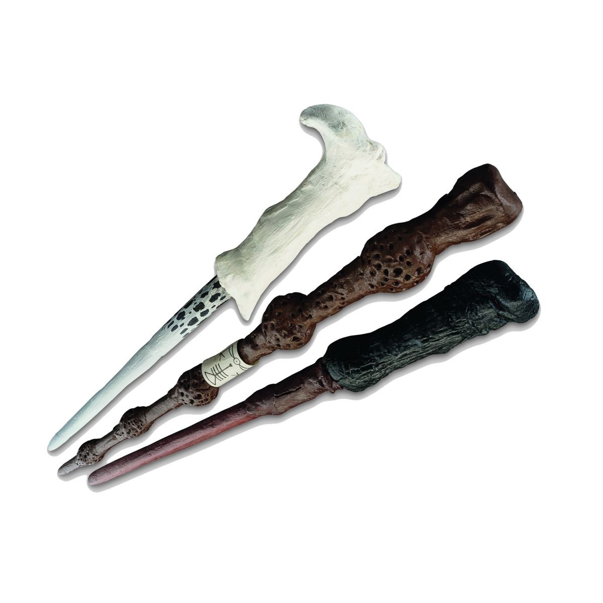 Thames & Kosmos Harry Potter: Magic Wands Craft Kit 604602, three finished wands