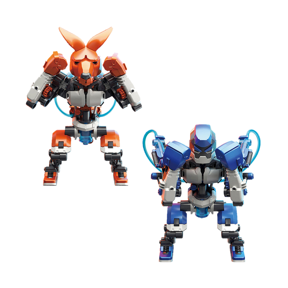 Thames & Kosmos Hydraulic Boxing Bots, the two boxing robots