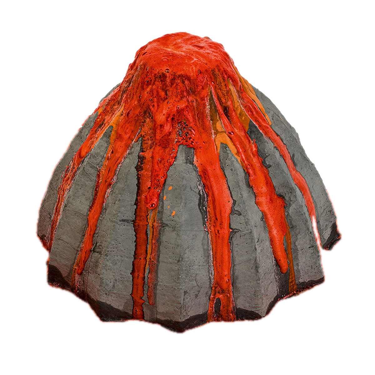 Thames & Kosmos Massive Erupting Volcano, painted volcano model