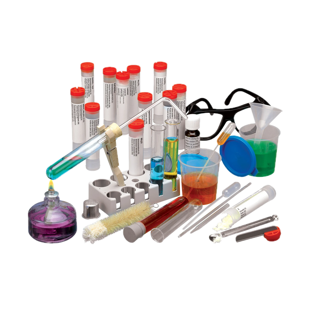 Thames & Kosmos CHEM C2000 kit contents