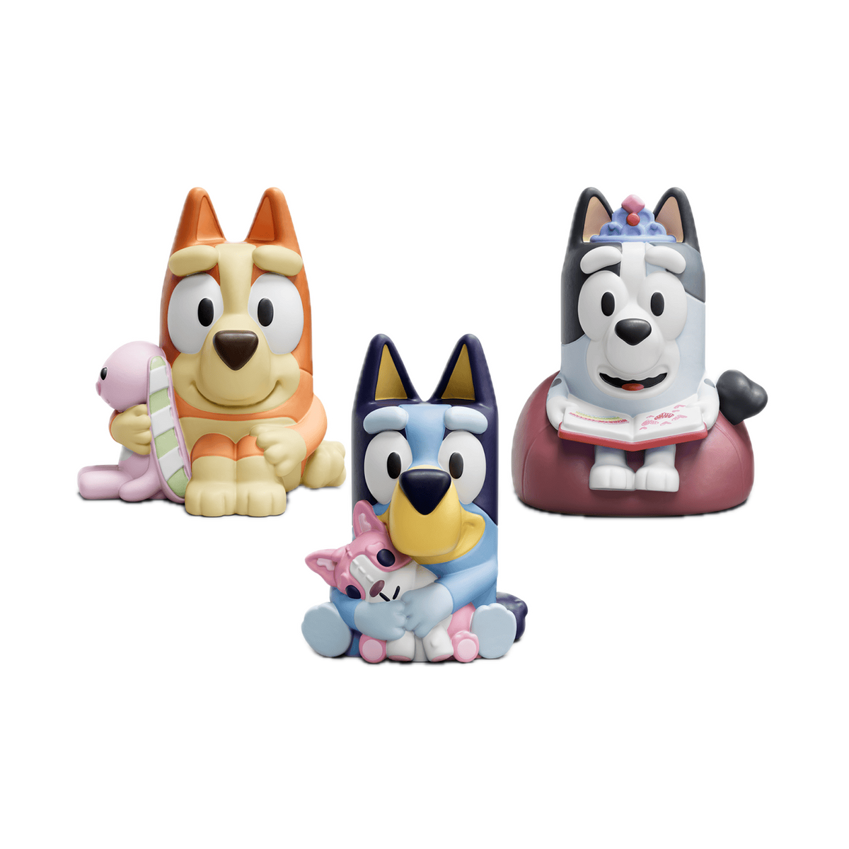 Tonies Bluey Tonies 3 Pack 11004172, Bluey, Bingo and Muffin figures
