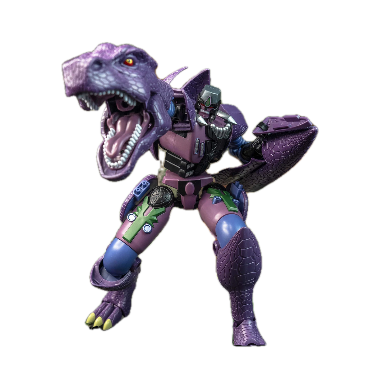 Yolopark AMK Series Transformers: Beast Wars Megatron, T-rex head pose